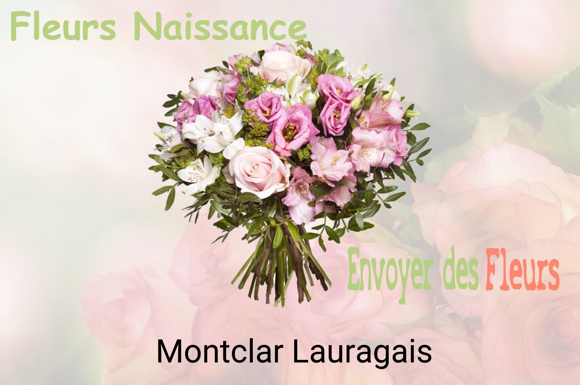 Bouquet de fleurs de naissance livré à Montclar-Lauragais